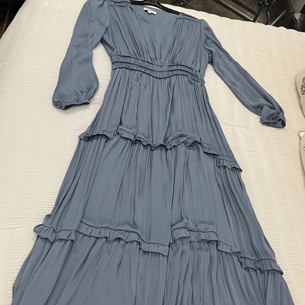 Maxi silk dress